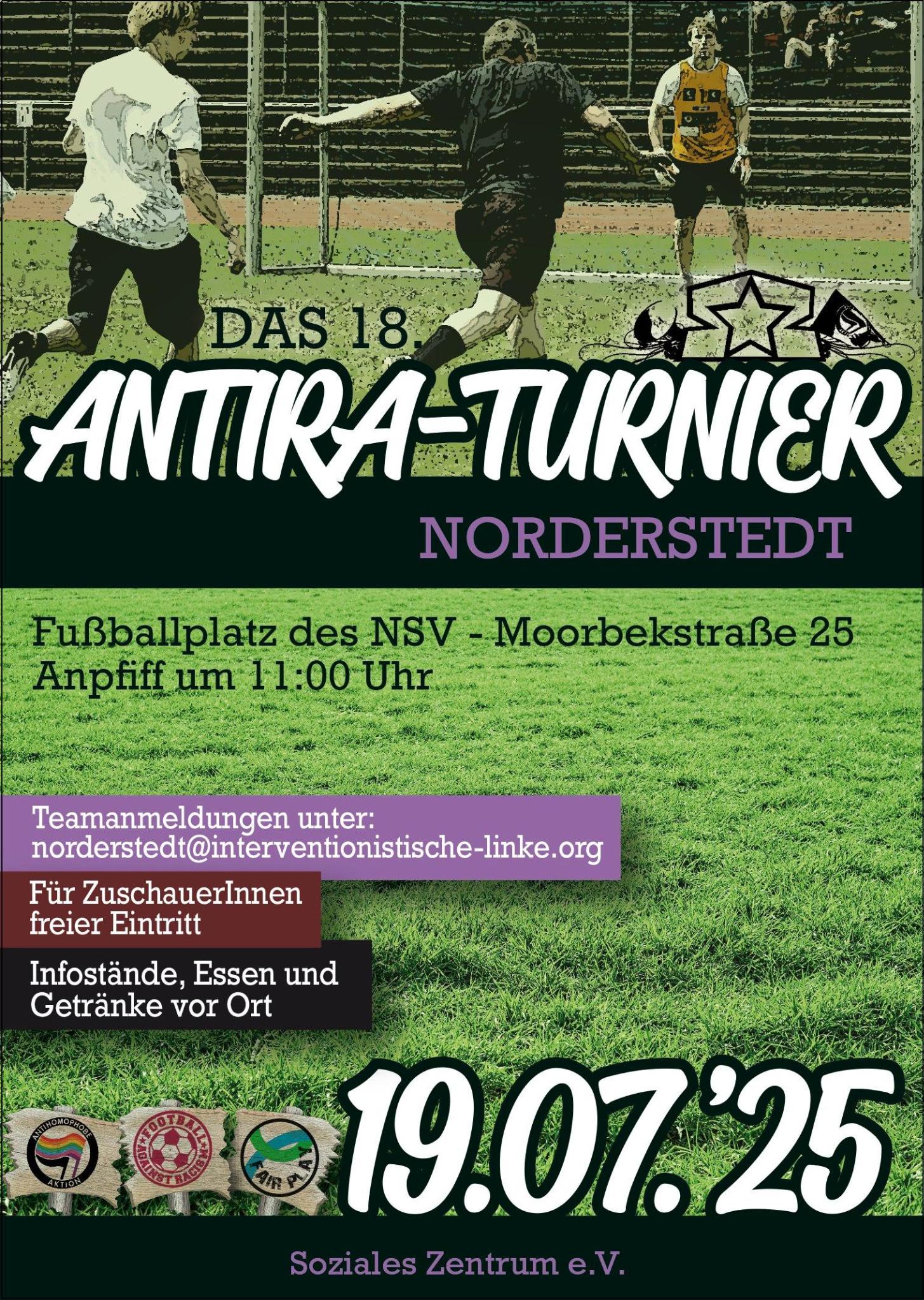 Flyer Antira-Turnier 2025