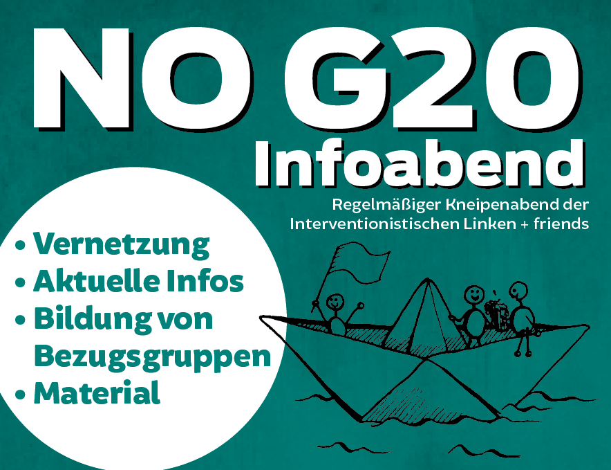 G20 Infoabend im Gängeviertel, NoG20 2017 in Hamburg G20 Infoabend im Gängeviertel, NoG20 2017 in Hamburg