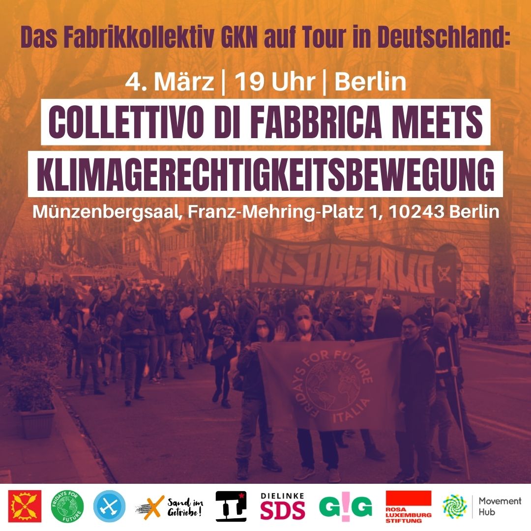 Arbeiter:innen aus Florenz zu Gast in Berlin Arbeiter:innen aus Florenz zu Gast in Berlin