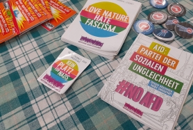 Flyer am Stand