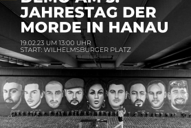 Demo am 3. Jahrestag von Hanau: 19.2., 13 Uhr, Wilhelmsburger Platz, Hamburg