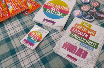 Flyer am Stand