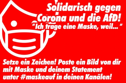 Solidarisch gegen Corona und die AfD!