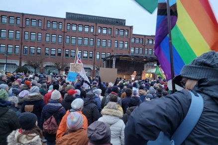 Zuschauer Kundgebung Zuschauer Kundgebung