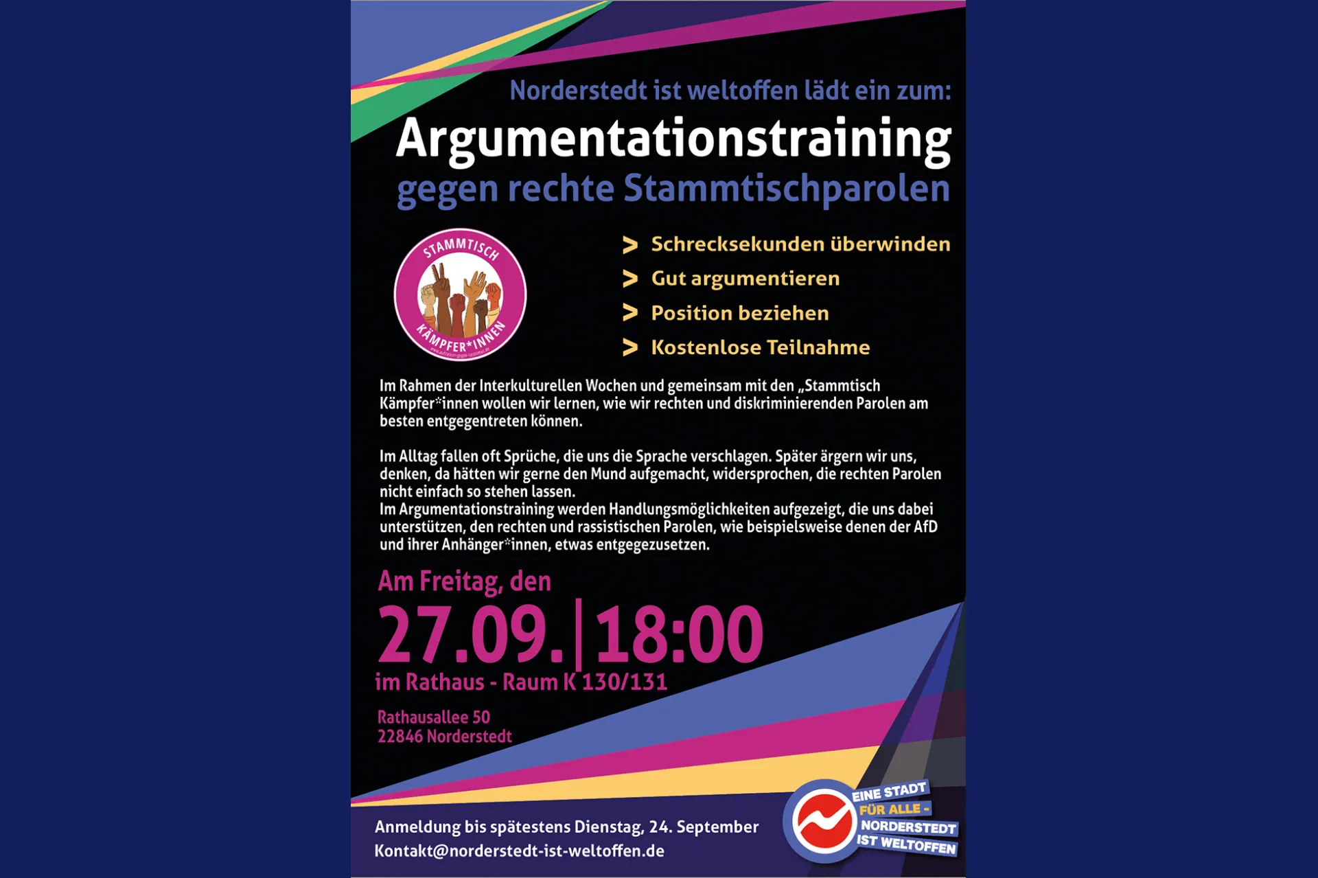 Flyer Argumentationstraining