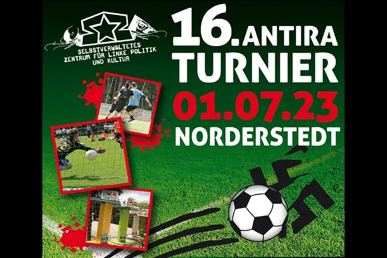 Flyer Antira Fußballtunier