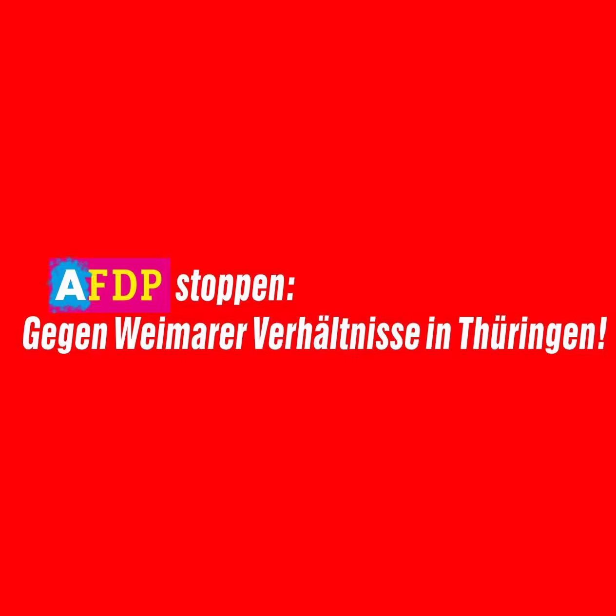 AFDP stoppen!