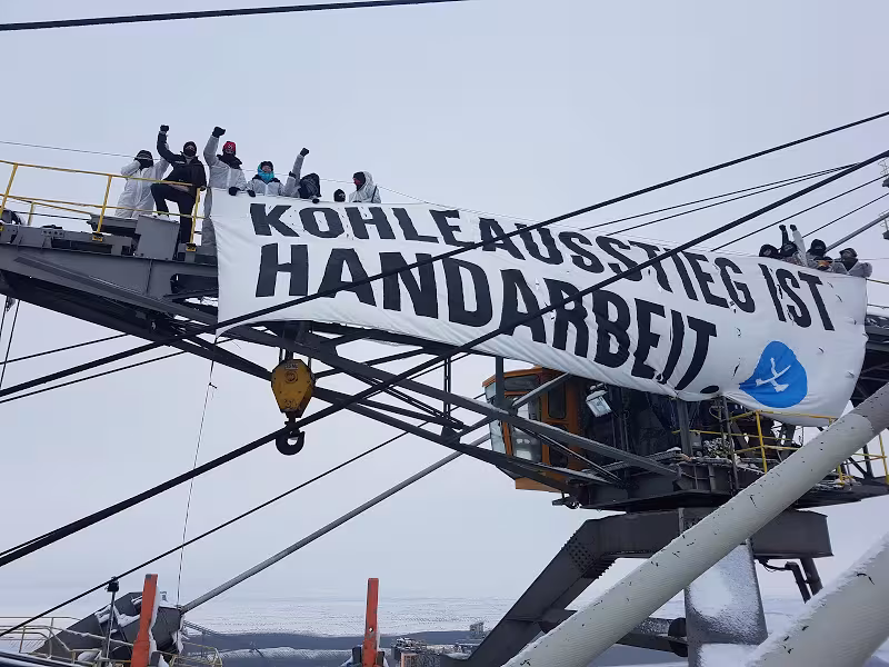 Bagger Besetzung Ende Gelände