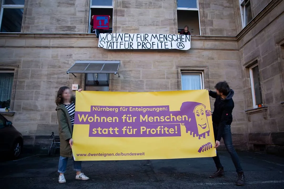 Transparent: Wohnen für Menschen, statt für Profite!