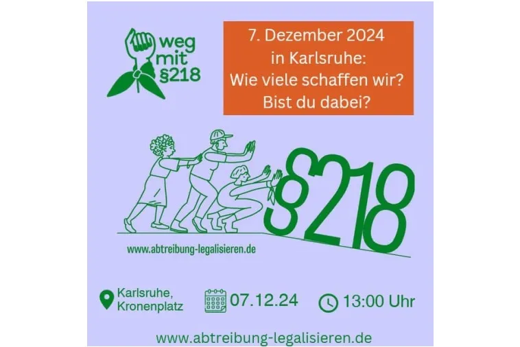 7 Dezember in Karlsruhe bist du dabei ? 