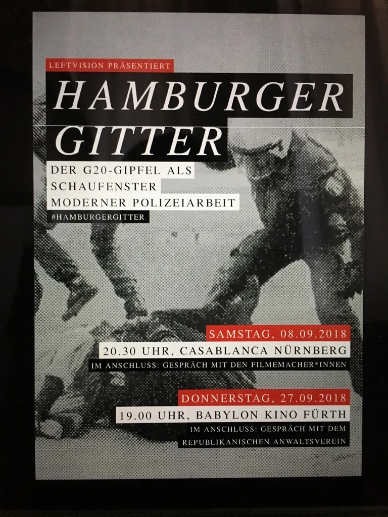 Plakat Hamburger Gitter