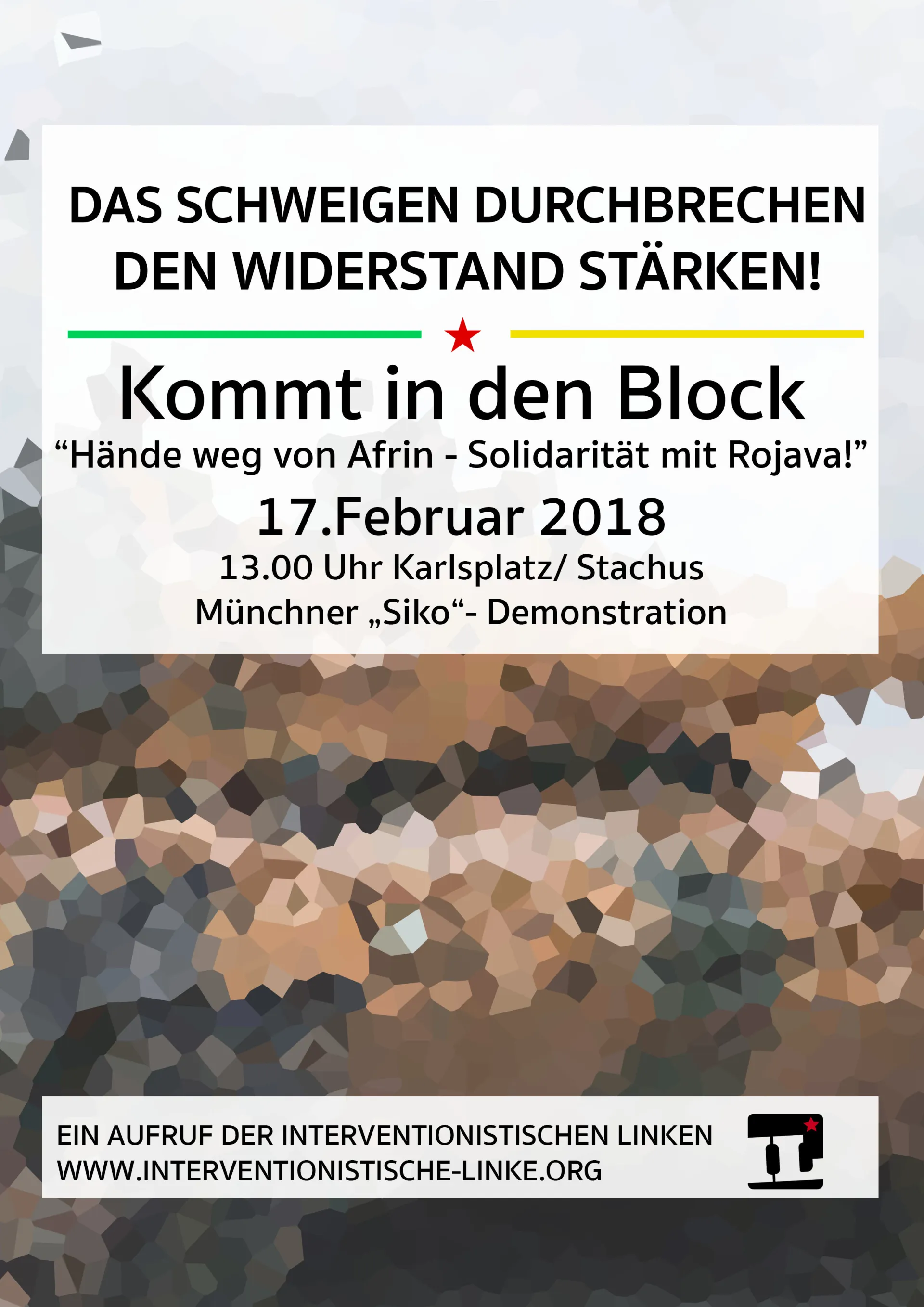 Plakat Rojava Block 
