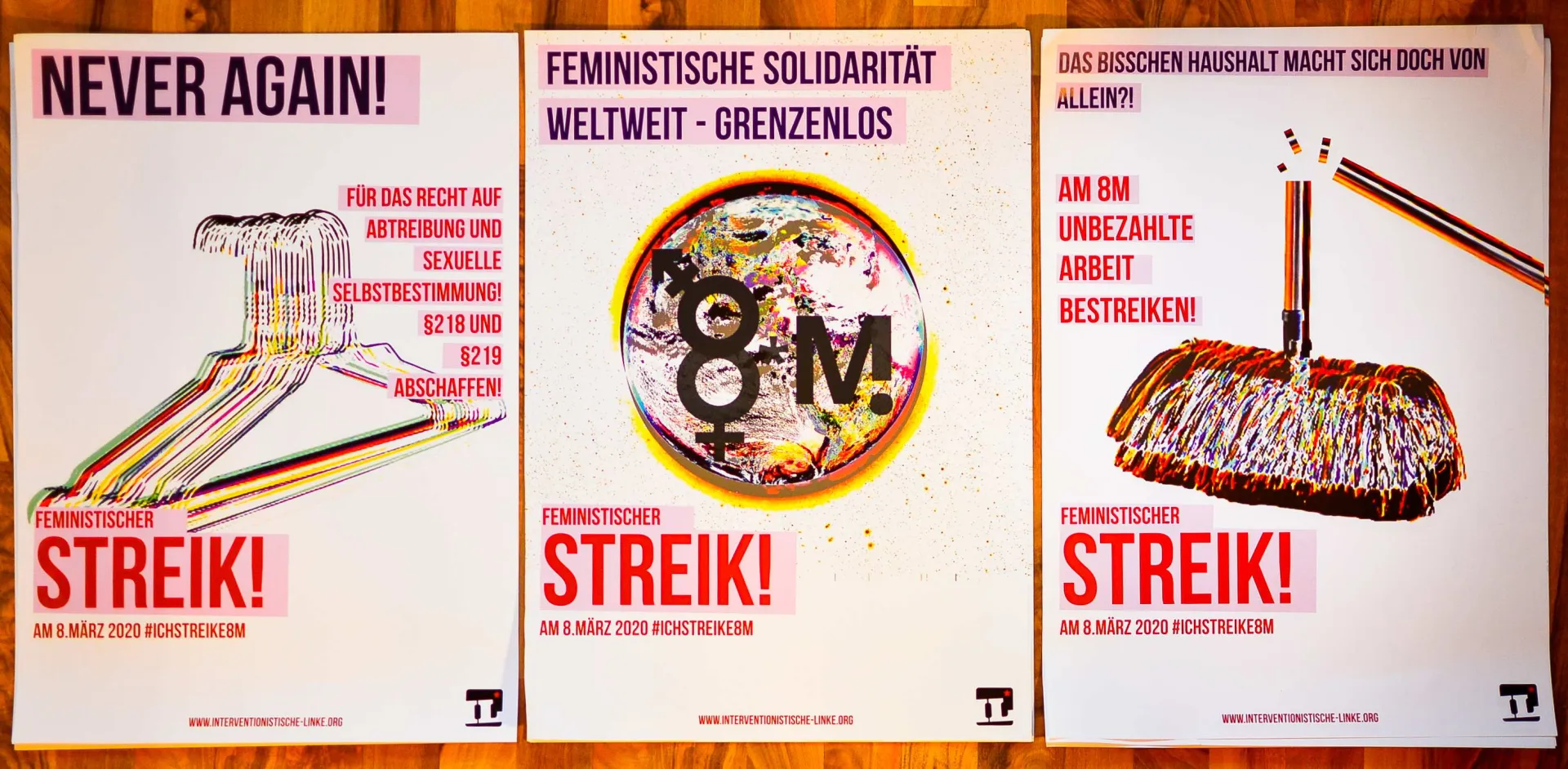 Plakate: Feministischer Streik!