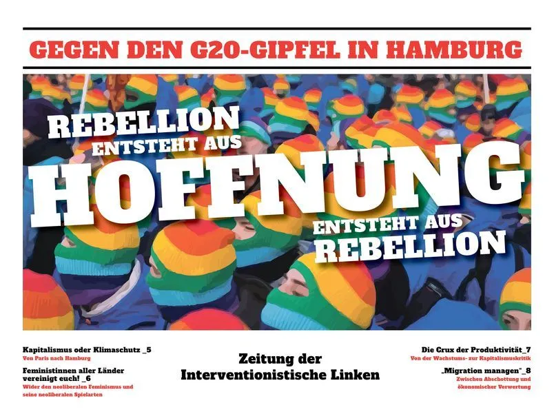 Hoffnung ensteht aus Rebellion, Rebellion entsteht aus Hoffnung