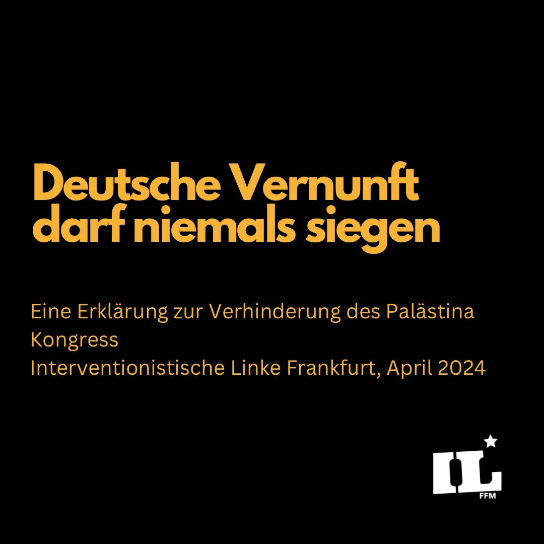 Deutsche Vernunft darf niemals siegen
