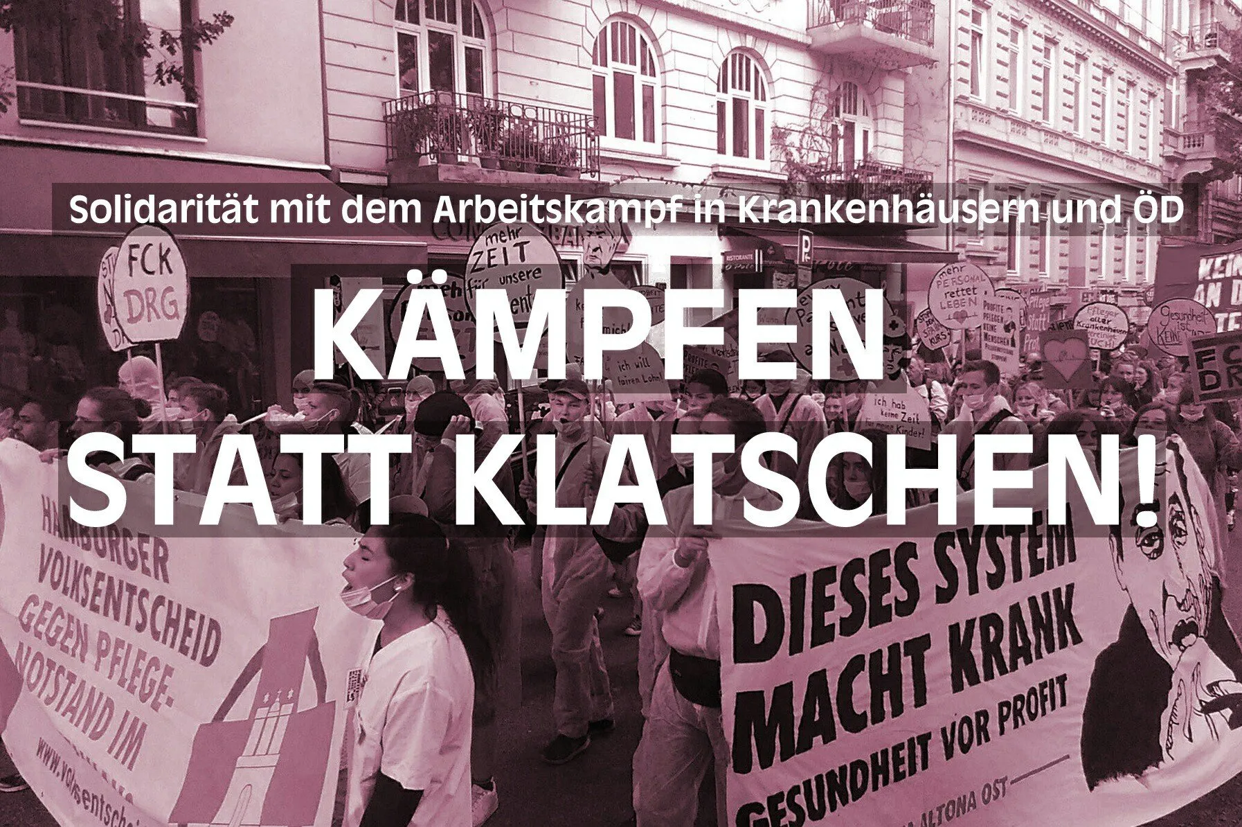 Kämpfen statt Klatschen!