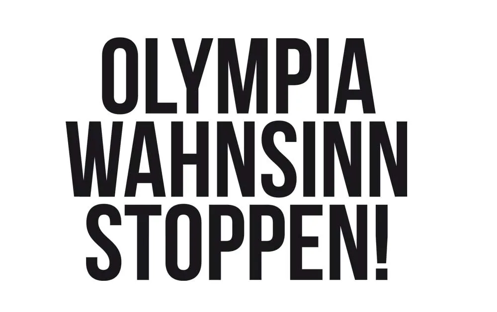 Olympia Wahnsinn stoppen!