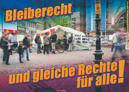 Bleiberecht und gleiche Rechte für alle!