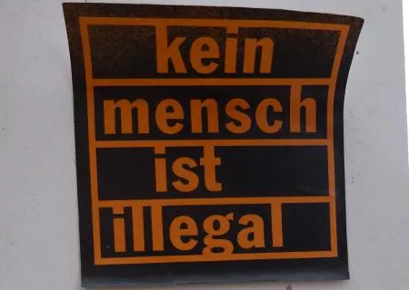 kein Mensch ist illegal poster