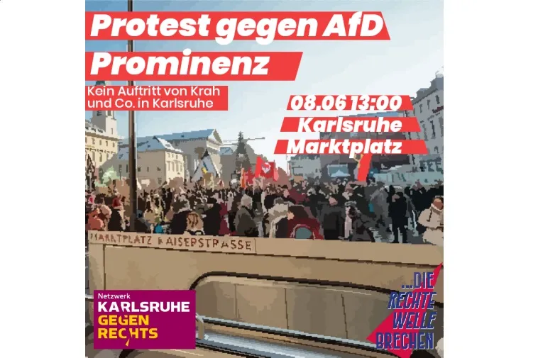Protest gegen AfD Prominenz