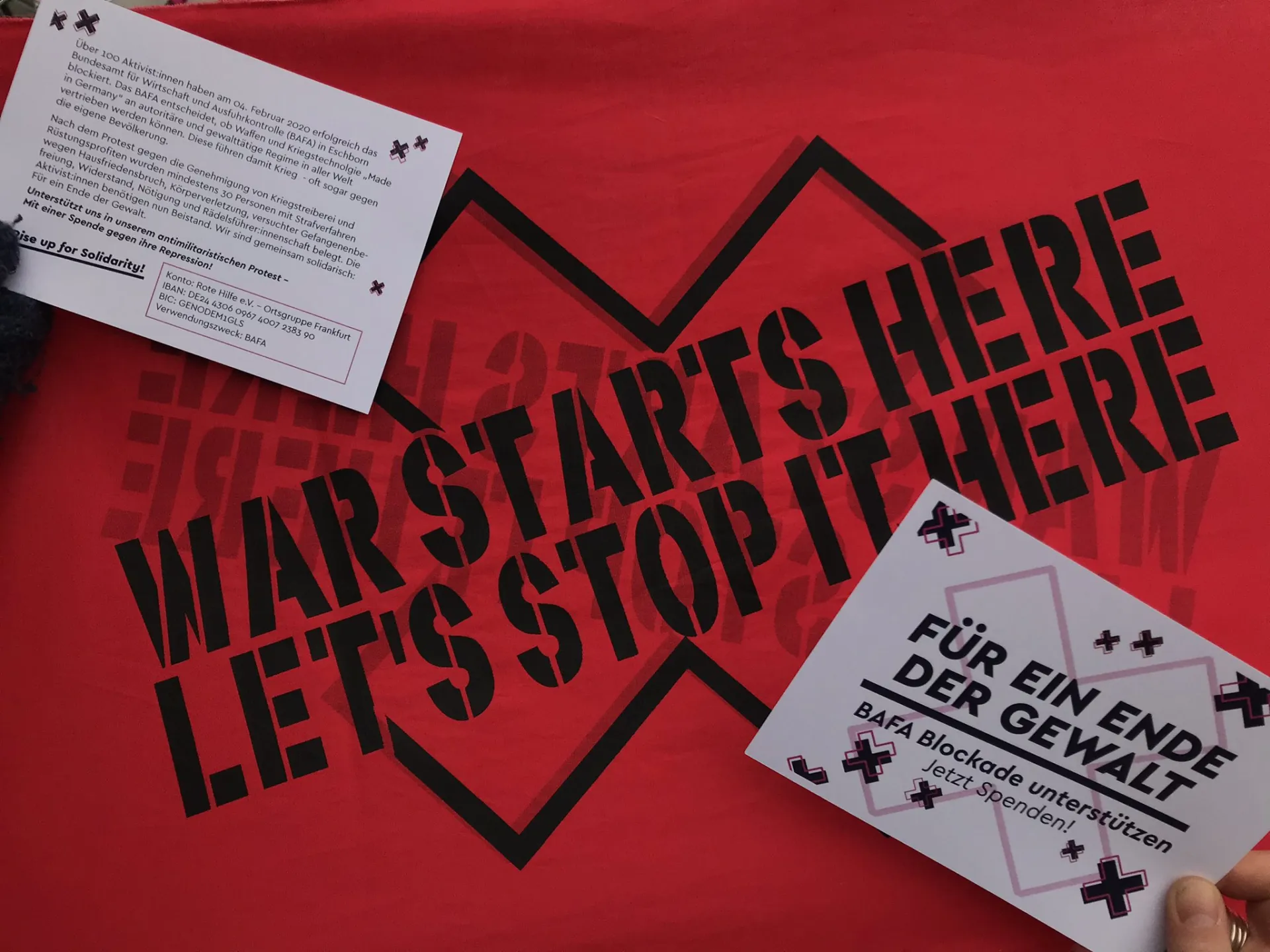 War starts here - let's stop it here