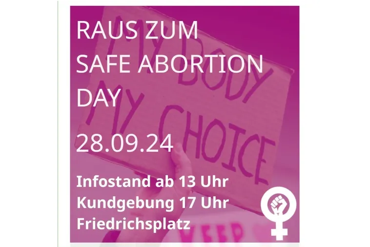 Raus zum Safe Abortion Day