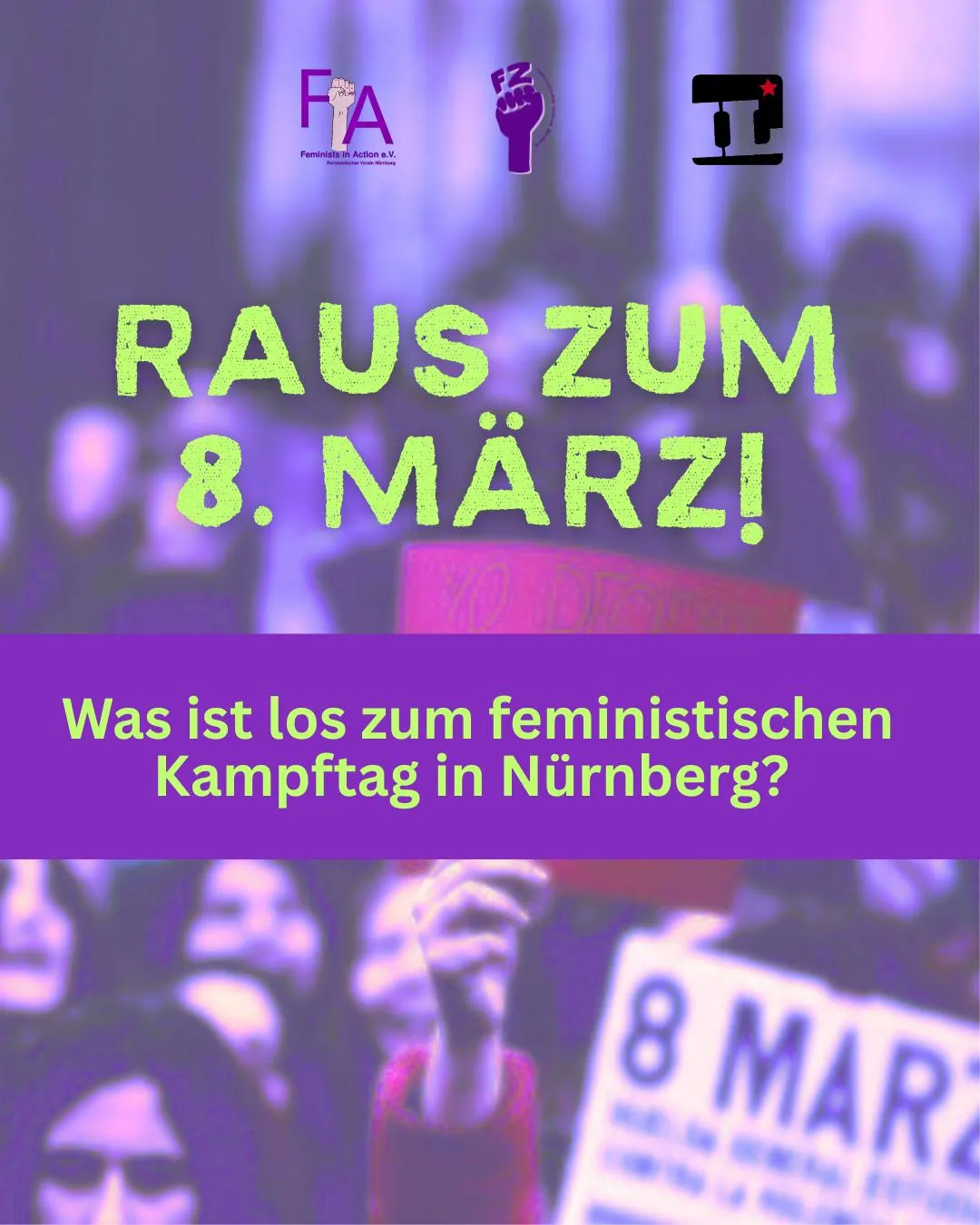 Raus zum 8. März!