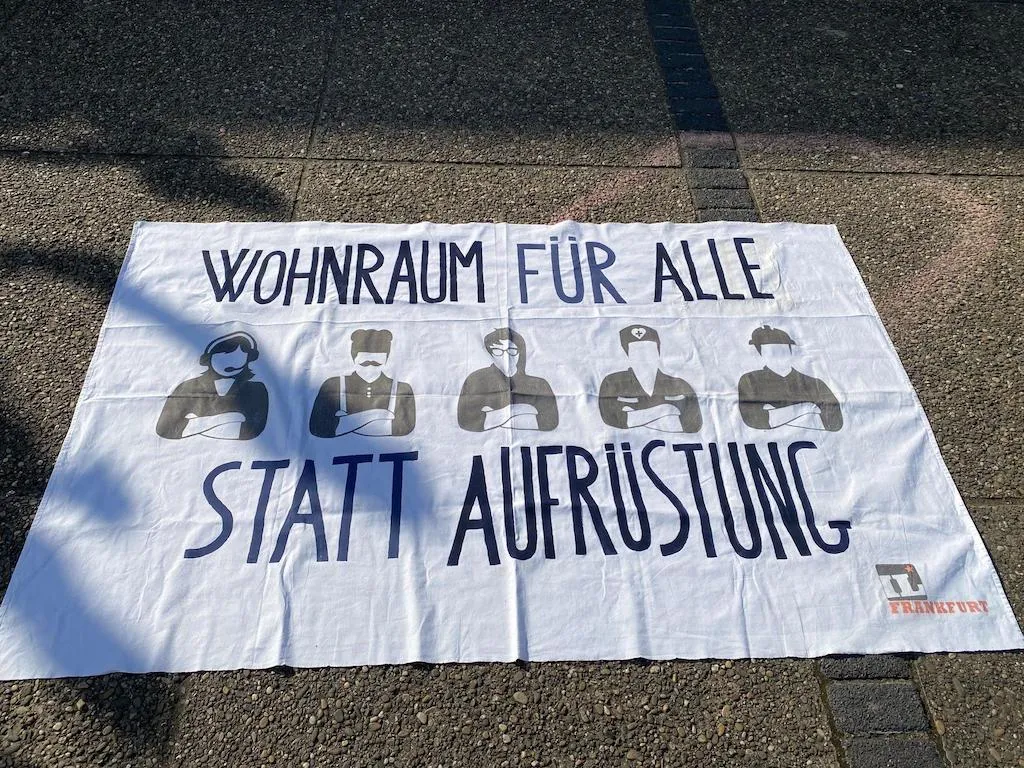 Wohnraum für alle statt Aufrüstung