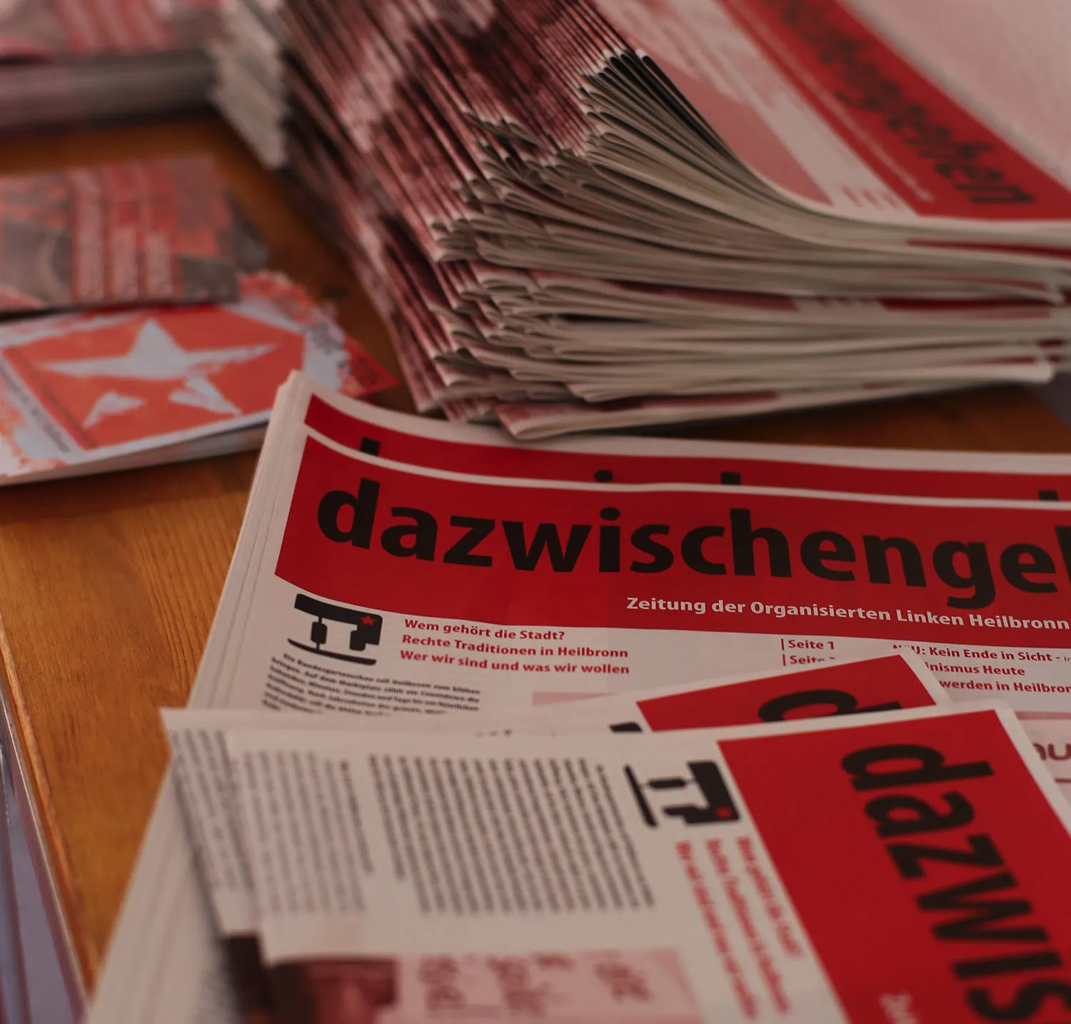 Zeitung “dazwischengehen” der Organisierten Linken Heilbronn
