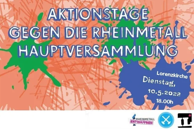 Aktionstage gegen die Rheinmetall Hauptversammlung