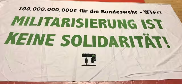 Militarisierung ist keine Solidarität