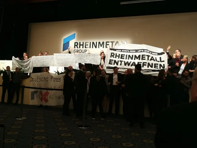 Protest bei RME-Hauptversammlung