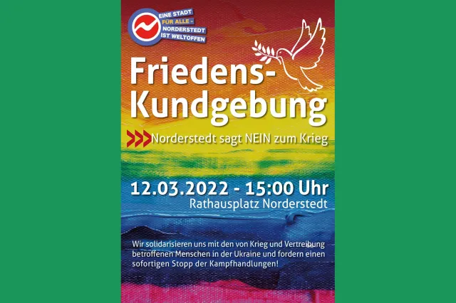 Flyer Friedenskundgebung