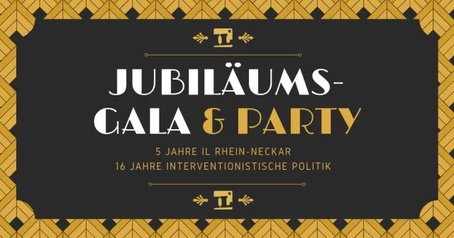 Jubiläumsgala und Party