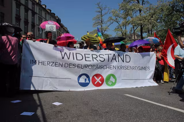 Blockupy Transparent
