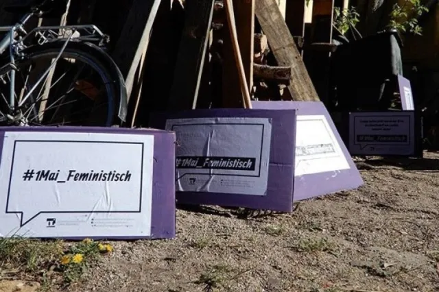 Plakate: 1.Mai feministisch