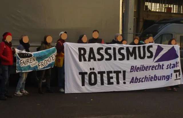 Protestierende Menschen