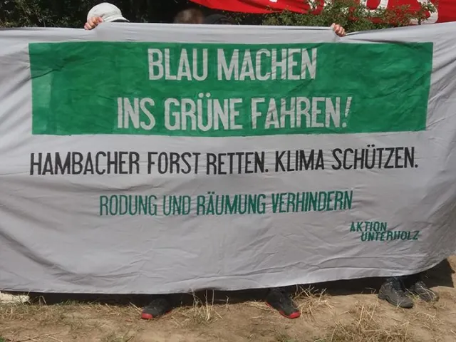 Transparent: Blau machen - ins Grüne fahren!