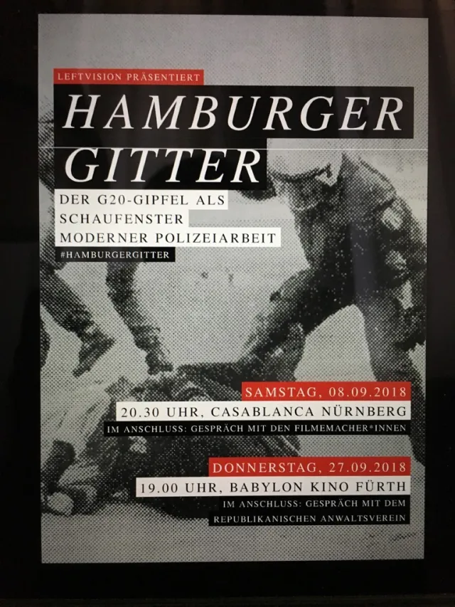 Plakat Hamburger Gitter