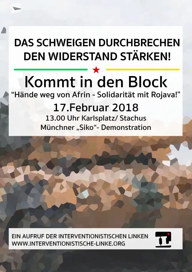 Plakat Rojava Block 