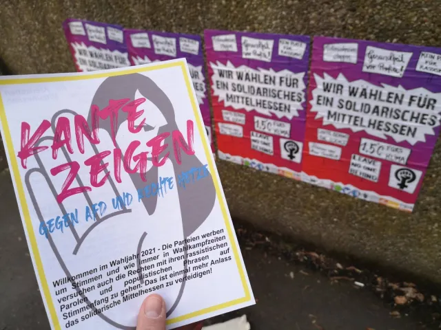 Flyer und Plakat
