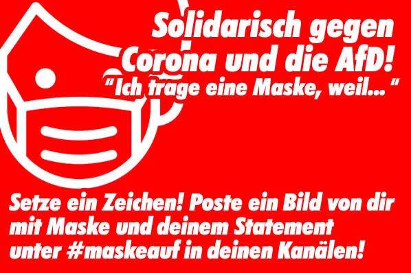 Solidarisch gegen Corona und die AfD!