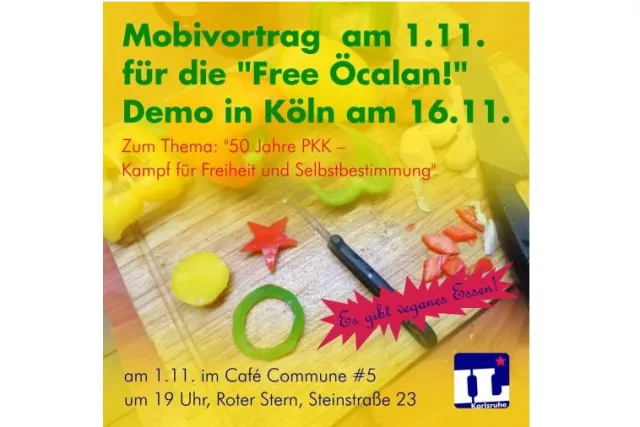Mobivortrag Demo "Freiheit für Öcalan!"