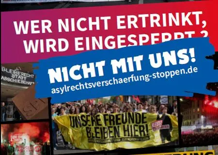 Wer nicht ertrinkt, wird eingesperrt? Nicht mit uns!