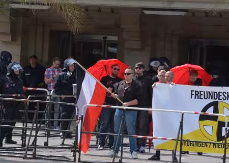 Neonazis in der Göttinger Innenstadt