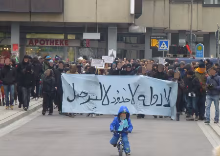 Antirassistische Demonstration