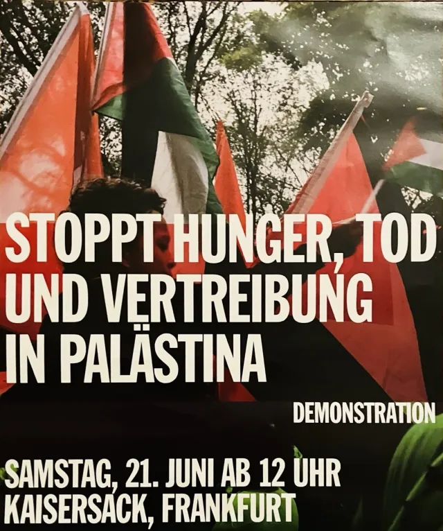 Stoppt Hunger, Tod und Vertreibung in Palästina