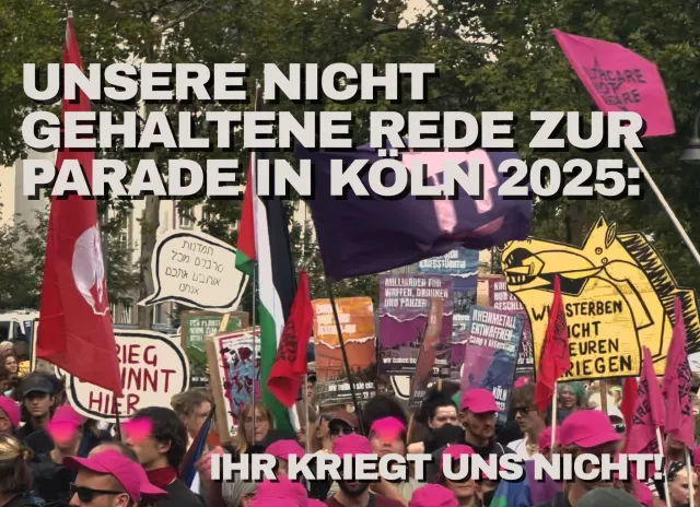 Unsere nicht gehaltene Rede