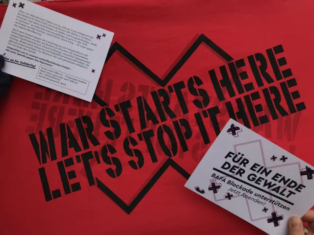 War starts here - let's stop it here