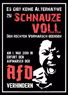 Plakat Schnauze voll